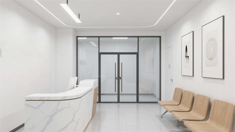 合肥醫(yī)院設(shè)計：口腔診療空間方案，簡約化專業(yè)氛圍